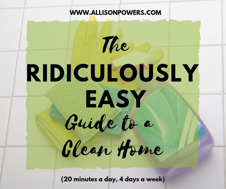 cleaning guide, homemaking, easy cleaning guide, housecleaning, housekeeping